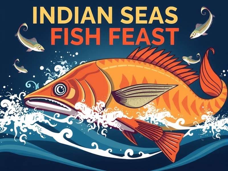 Indian Seas Fish Feast Main Banner Indian Seas Fish Feast Banner - Featuring Indian Coastal Fishing Scenes