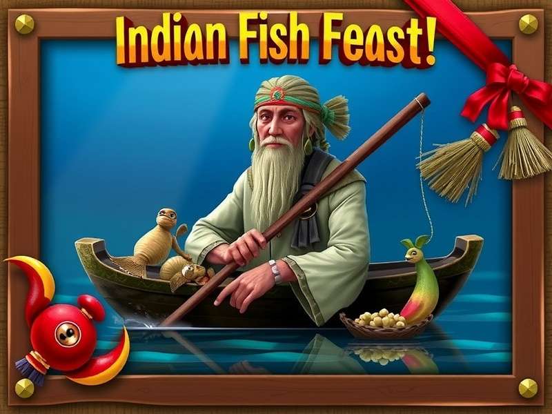 Indian Seas Fish Feast Introduction Screen Indian Seas Fish Feast Introduction - Screenshot of Indian Fisherman Character
